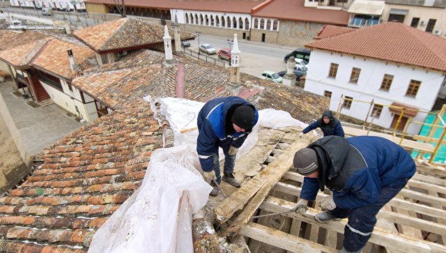 Картинки по запросу реконструкция ханского дворца