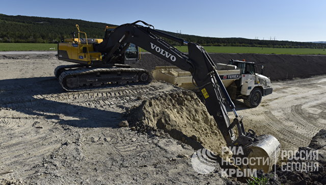 Строительство федеральной трассы Таврида в Крыму